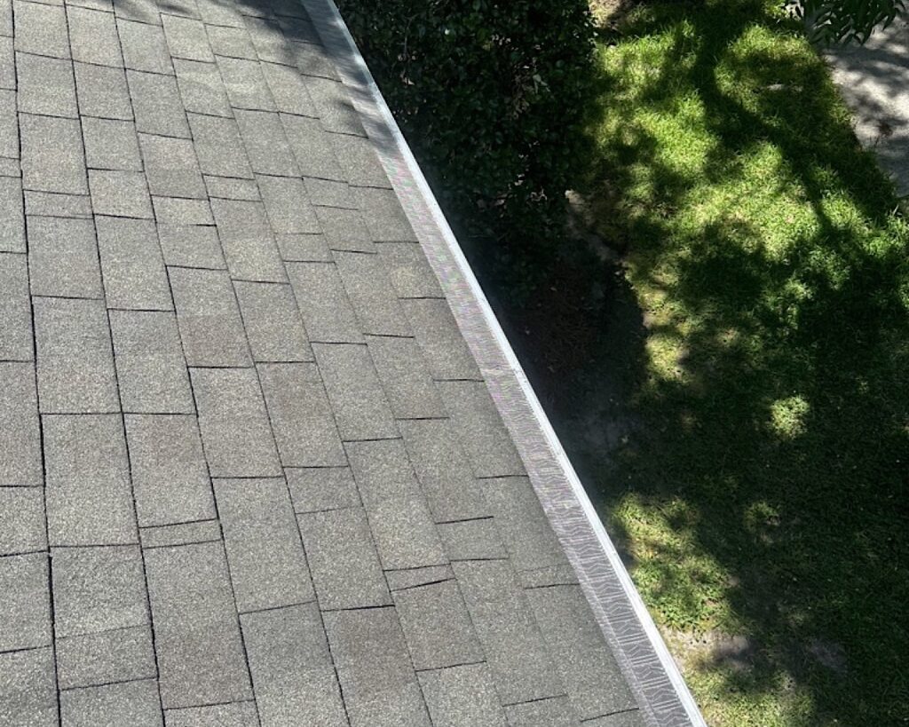 Installation of the best leaf guards for gutters in the Charleston area