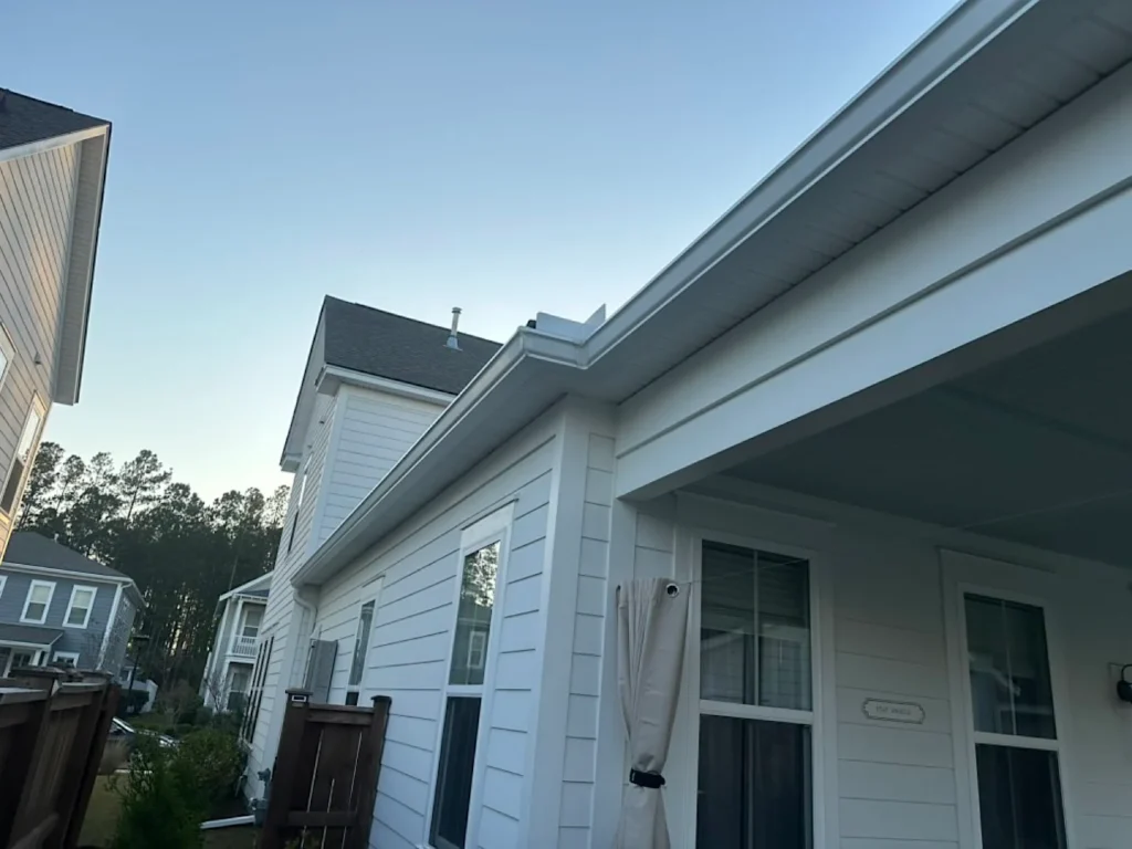 New Gutters near you in the Nexton community of Summerville, SC.